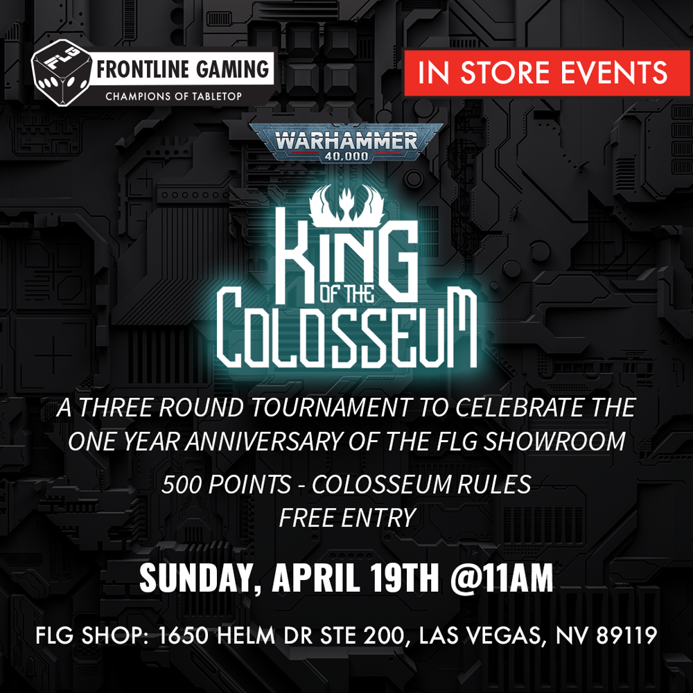 King of the Colosseum - FLG Anniversary