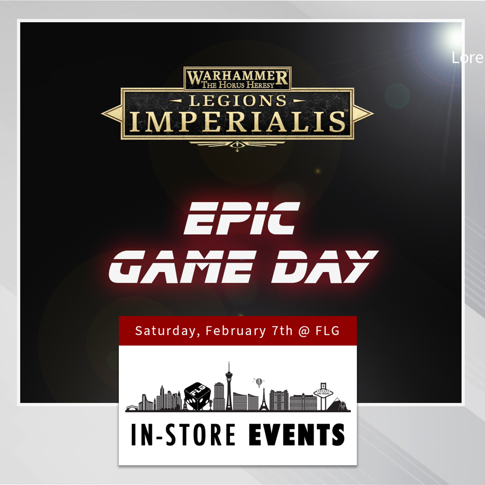 Legions Imperialis Epic Game Day