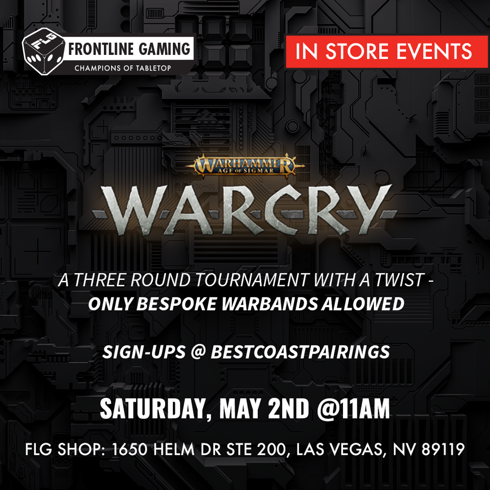 FLG Warcry Tournament - Bespoke