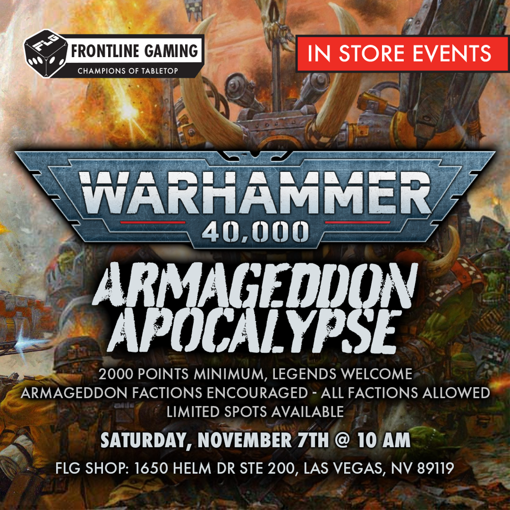 FLG Armageddon Apocalypse