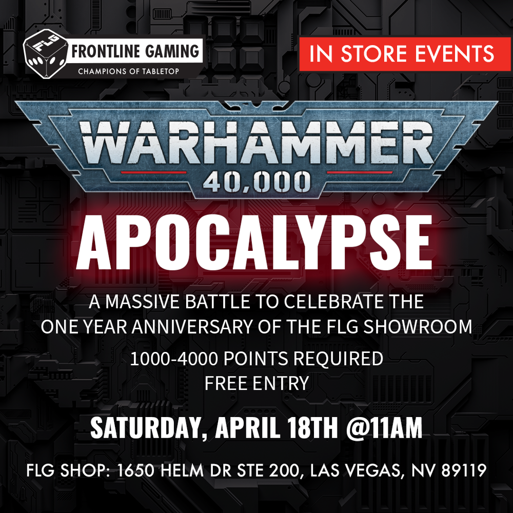 FLG Showroom Anniversary Apocalypse